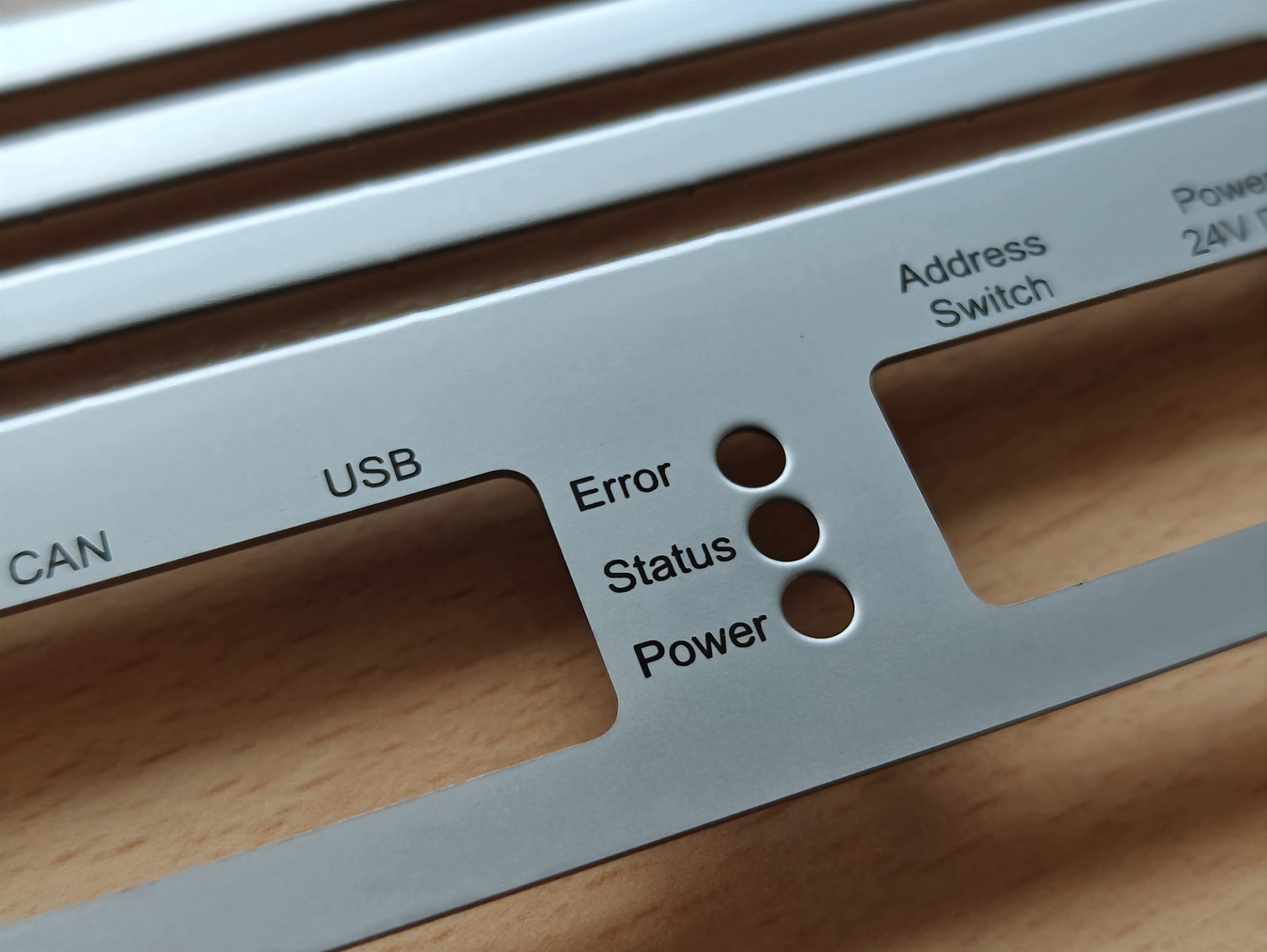 Anlassbeschriftung auf Edelstahl